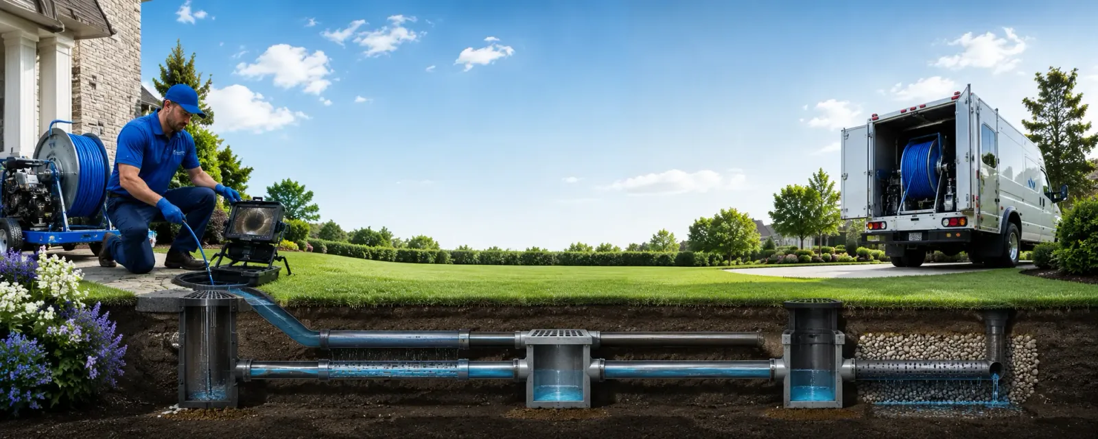 Outdoor drain cleaning information for Bridgewater, ME